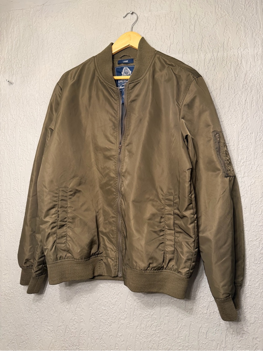 American Rag Olive Green Bomber Jacket